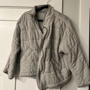 FREE PEOPLE quilted dolman jacket SMALL like new